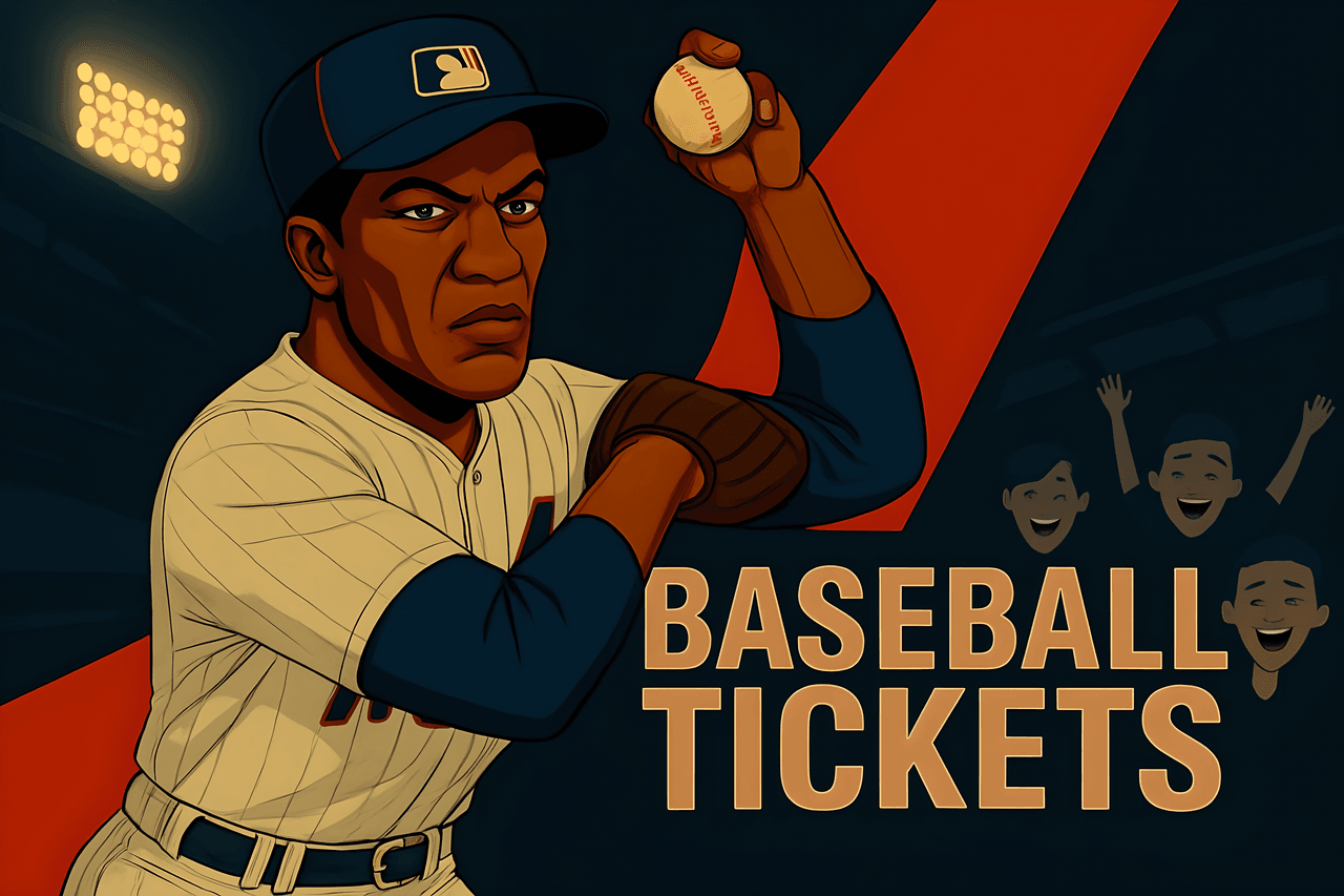 Baseball player swinging a bat at pitch in the stadium. Dark background.